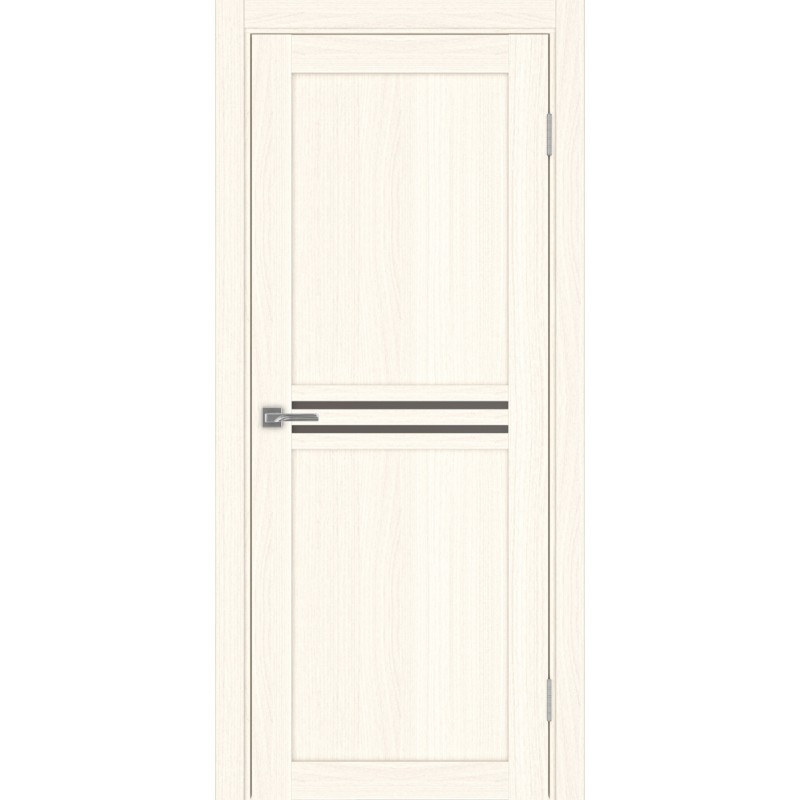 Межкомнатная дверь Турин 552.12, цвет ясень светлый, заполнение Бронза матовое, размер 200*80 см.