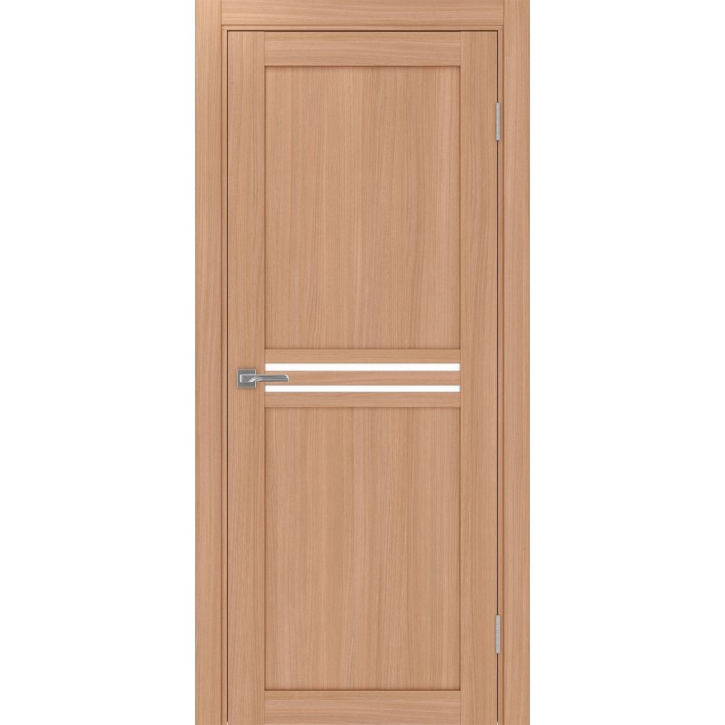 Межкомнатная дверь Турин 552.12, цвет ясень тёмный, заполнение LACбелый, размер 200*80 см.