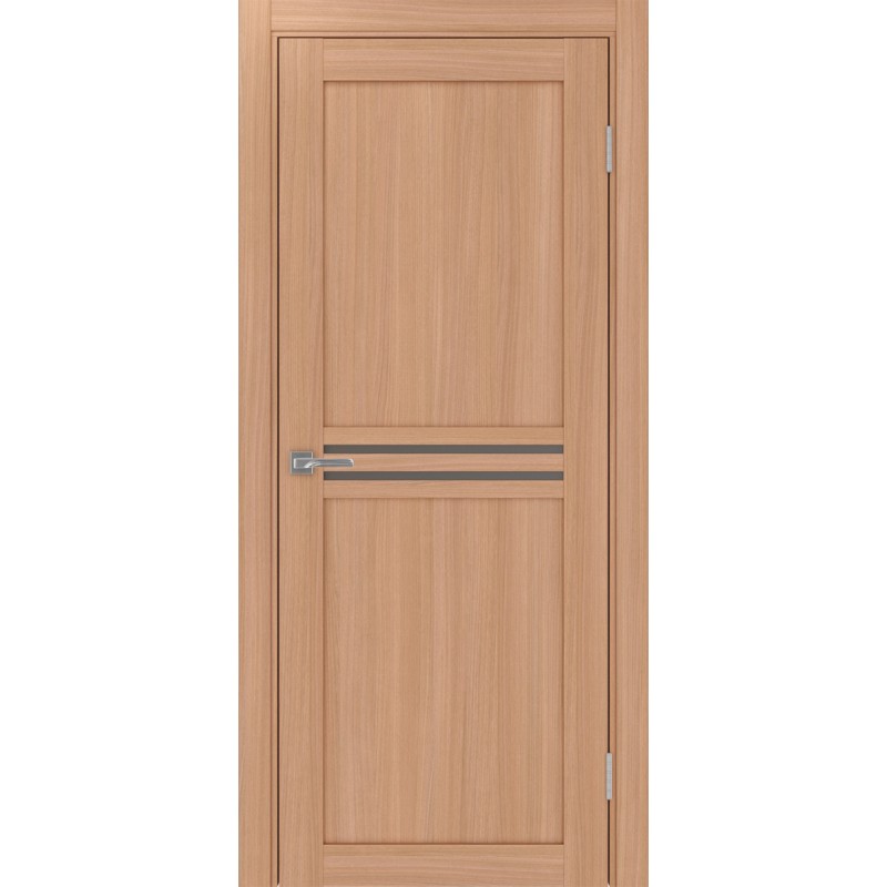 Межкомнатная дверь Турин 552.12, цвет ясень тёмный, заполнение Бронза матовое, размер 200*80 см.