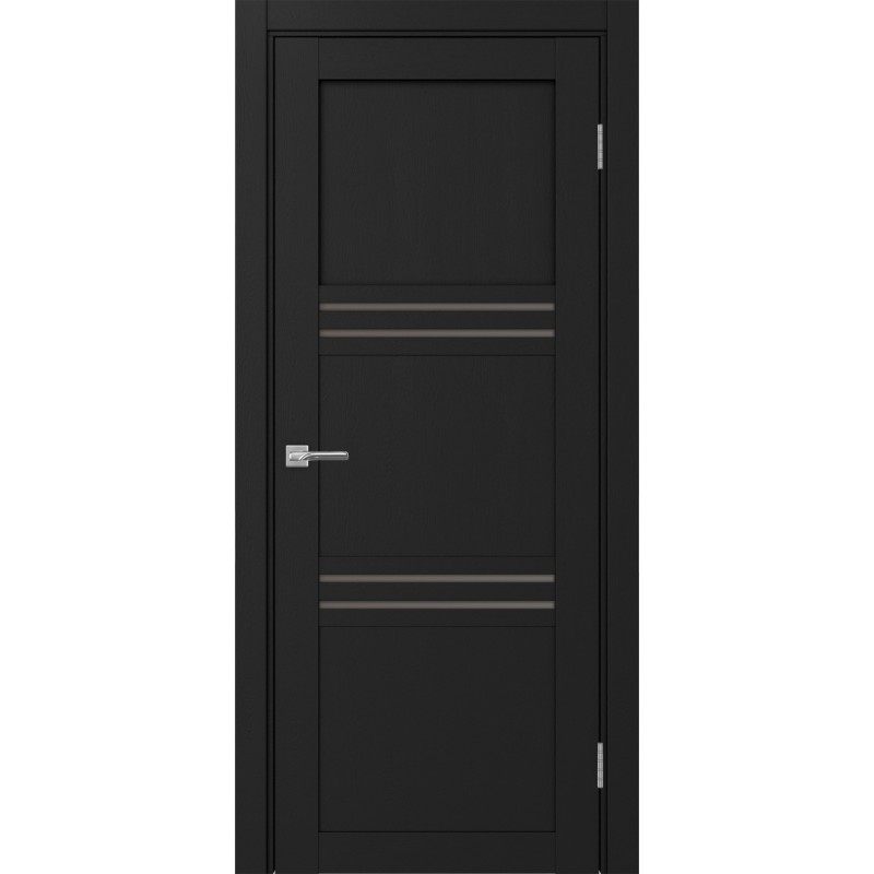 Межкомнатная дверь Турин 553.12, цвет Антрацит стекло Бронза матовое, размер 80*200 см.