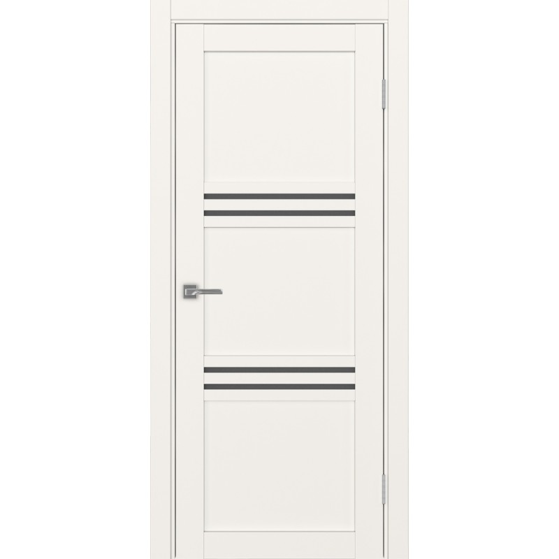 Межкомнатная дверь Турин 553.12, цвет, бежевый, заполнение Графит матовое, размер 200*80 см.