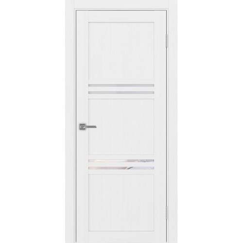 Турин 553.12, цвет белый лёд, заполнение Прозрачное, размер 200*80 см.