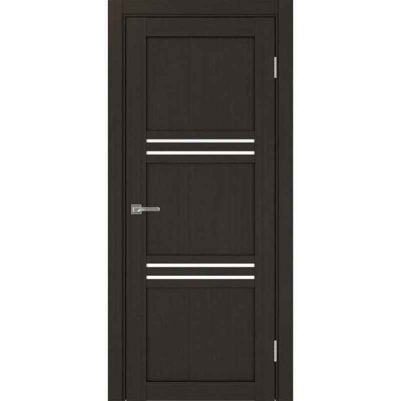 Межкомнатная дверь Турин 553.12, цвет венге FL, заполнение LACбелый, размер 200*80 см.