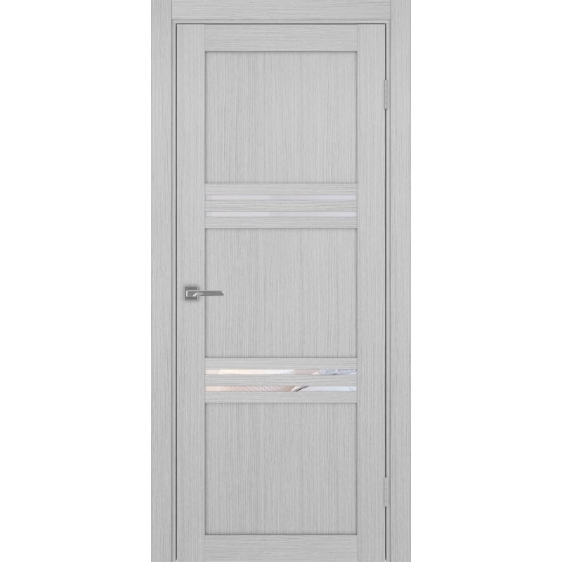 Межкомнатная дверь Турин 553.12, цвет дуб серый FL, заполнение Прозрачное, размер 200*80 см.