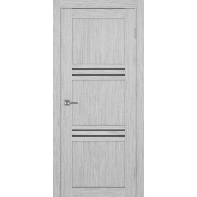 Межкомнатная дверь Турин 553.12, цвет дуб серый FL, заполнение Графит матовое, размер 200*80 см.
