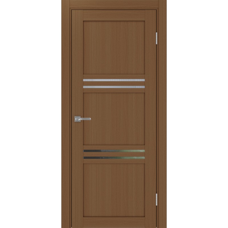 Межкомнатная дверь Турин 553.12, цвет орех NL, заполнение Мору, размер 200*80 см.