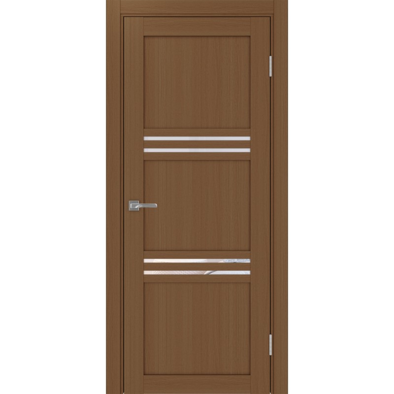 Межкомнатная дверь Турин 553.12, цвет орех NL, заполнение Прозрачное, размер 200*80 см.