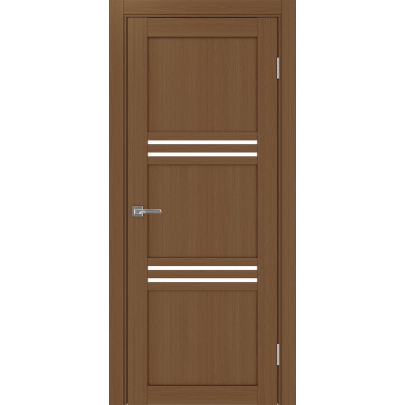 Межкомнатная дверь Турин 553.12, цвет орех NL, заполнение LACбелый, размер 200*80 см.