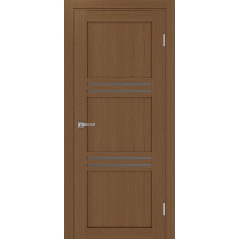 Межкомнатная дверь Турин 553.12, цвет орех NL, заполнение Бронза матовое, размер 200*80 см.