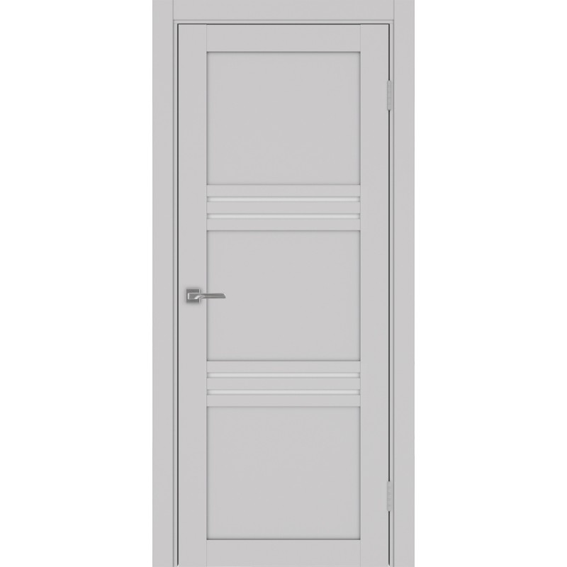 Межкомнатная дверь Турин 553.12, цвет пепельный, заполнение LACбелый, размер 200*80 см.
