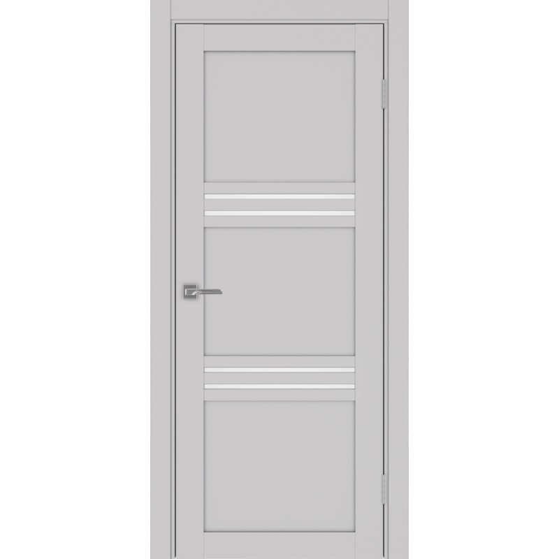 Межкомнатная дверь Турин 553.12, цвет пепельный, заполнение Мателюкс, размер 200*80 см.