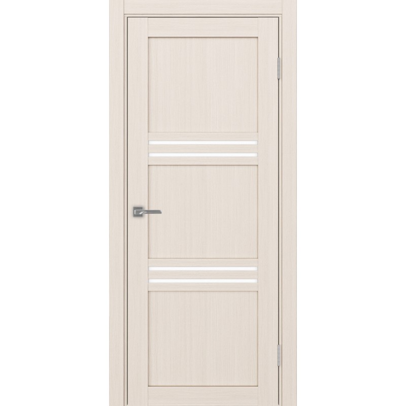 Межкомнатная дверь Турин 553.12, цвет ясень перламутровый, заполнение LACбелый, размер 200*80 см.