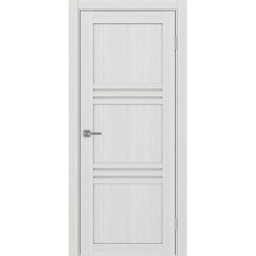 Турин 553.12, цвет Ясень серебристый стекло Мателюкс, размер 80*200 см.