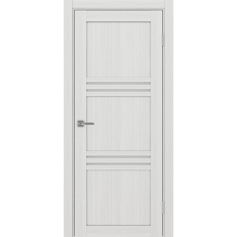 Межкомнатная дверь Турин 553.12, цвет ясень серебристый, заполнение Мателюкс, размер 200*80 см.