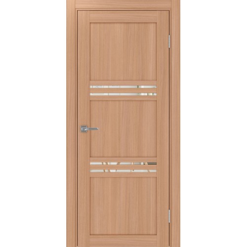 Турин_553.12, цвет Ясень тёмный стекло Зеркало/Зеркало, размер 80*200 см.