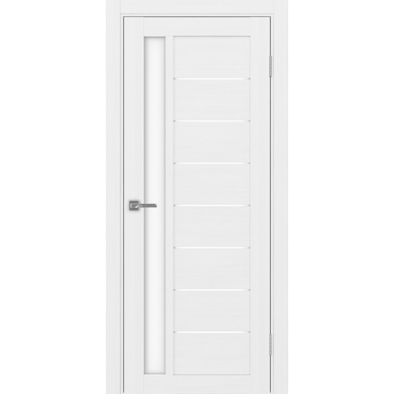 Межкомнатная дверь Турин 554.21, цвет белый лёд, заполнение LACбелый, размер 200*80 см.