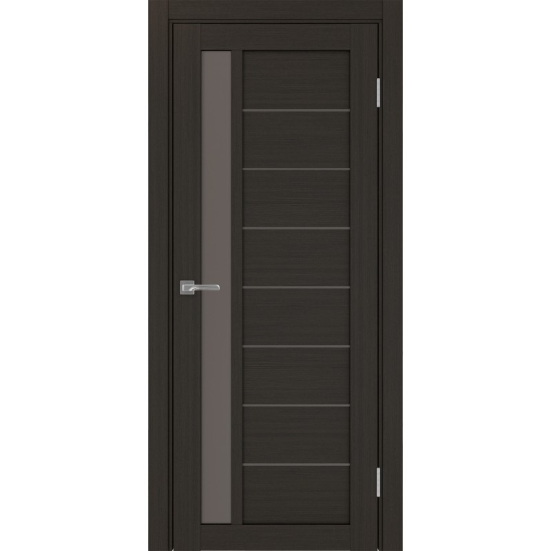 Межкомнатная дверь Турин 554.21, цвет венге FL, заполнение Бронза матовое, размер 200*80 см.