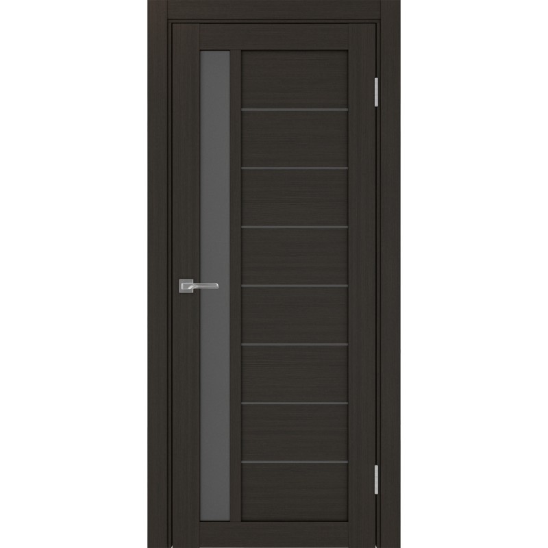 Межкомнатная дверь Турин 554.21, цвет венге FL, заполнение Графит матовое, размер 200*80 см.