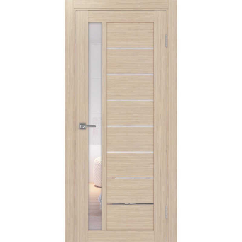 Межкомнатная дверь Турин 554.21, цвет дуб беленый FL, заполнение Прозрачное, размер 200*80 см.