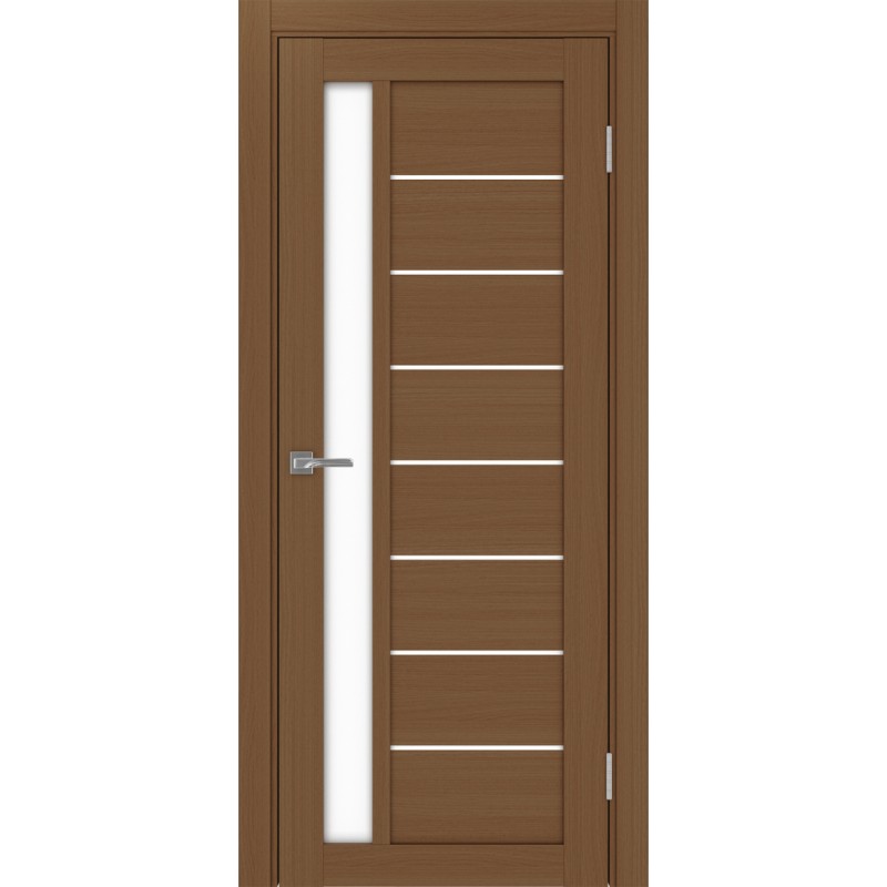 Межкомнатная дверь Турин 554.21, цвет орех NL, заполнение LACбелый, размер 200*80 см.