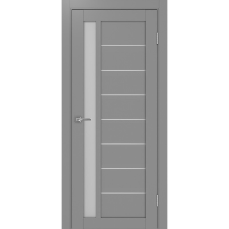 Межкомнатная дверь Турин 554.21, цвет серый, заполнение Мателюкс, размер 200*80 см.