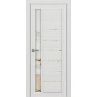 Турин 554.21, цвет ясень серебристый, заполнение Зеркало, размер 200*80 см.