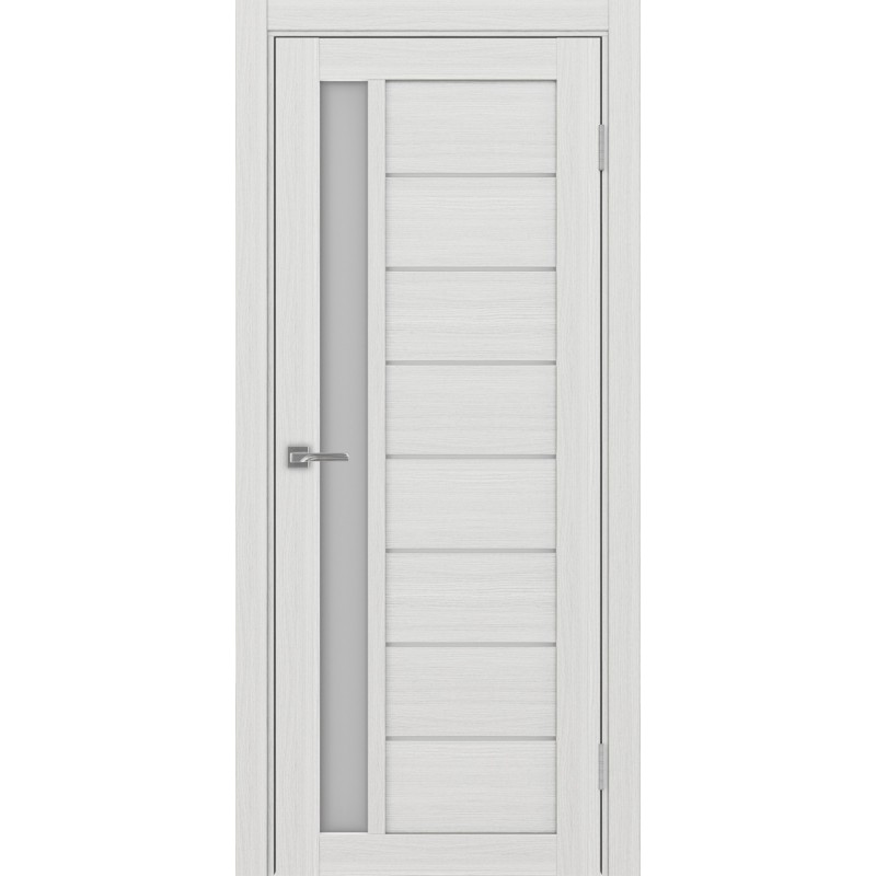 Межкомнатная дверь Турин 554.21, цвет ясень серебристый, заполнение Мателюкс, размер 200*80 см.