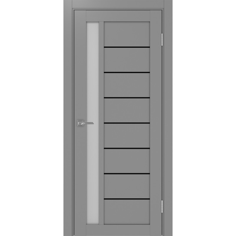Межкомнатная дверь Турин 554.21 АПП молдинг SB, цвет серый, заполнение Мателюкс, размер 200*80 см.