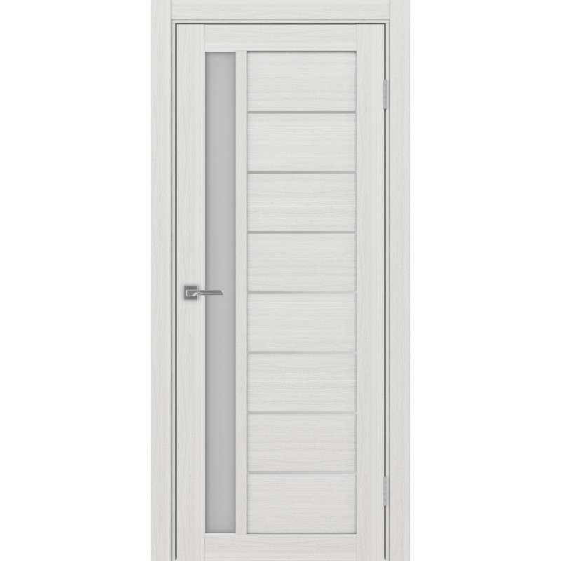 Межкомнатная дверь Турин 554.21 АПП молдинг SC, цвет ясень серебристый, заполнение Мателюкс, размер 200*80 см.