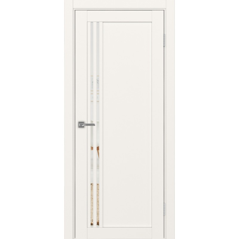 Межкомнатная дверь Турин 555.21, цвет, бежевый, заполнение Зеркало/Зеркало, размер 200*80 см.