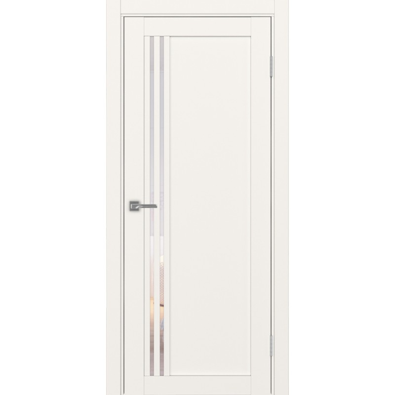 Межкомнатная дверь Турин 555.21, цвет, бежевый, заполнение Прозрачное, размер 200*80 см.