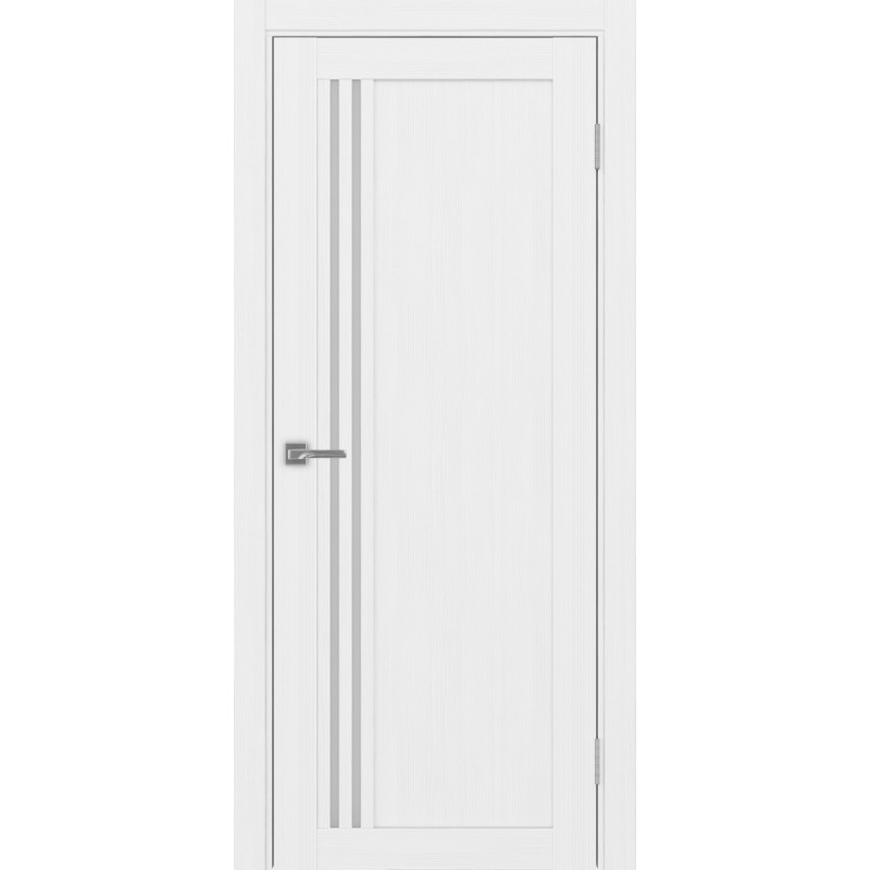 Межкомнатная дверь Турин 555.21, цвет белый лёд, заполнение Мателюкс, размер 200*80 см.