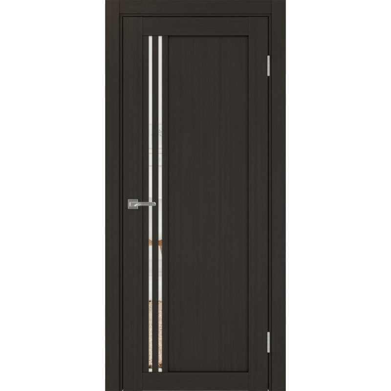 Межкомнатная дверь Турин 555.21, цвет венге FL, заполнение Зеркало/Зеркало, размер 200*80 см.