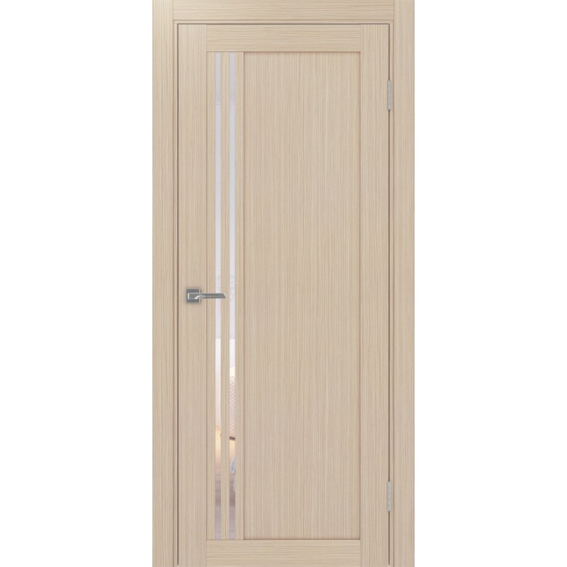 Межкомнатная дверь Турин 555.21, цвет дуб беленый FL, заполнение Прозрачное, размер 200*80 см.