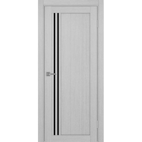 Турин 555.21, цвет дуб серый FL, заполнение LACчерный, размер 200*80 см.