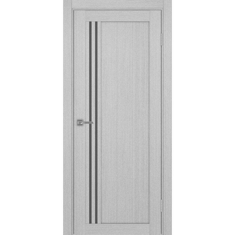 Межкомнатная дверь Турин 555.21, цвет дуб серый FL, заполнение Графит матовое, размер 200*80 см.
