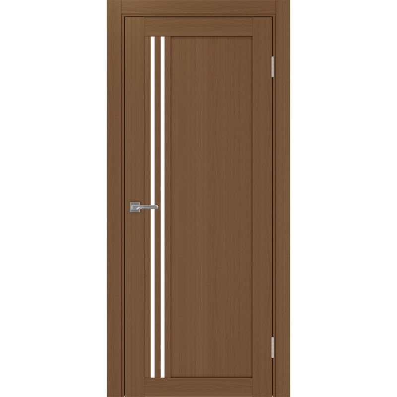 Межкомнатная дверь Турин 555.21, цвет орех NL, заполнение LACбелый, размер 200*80 см.