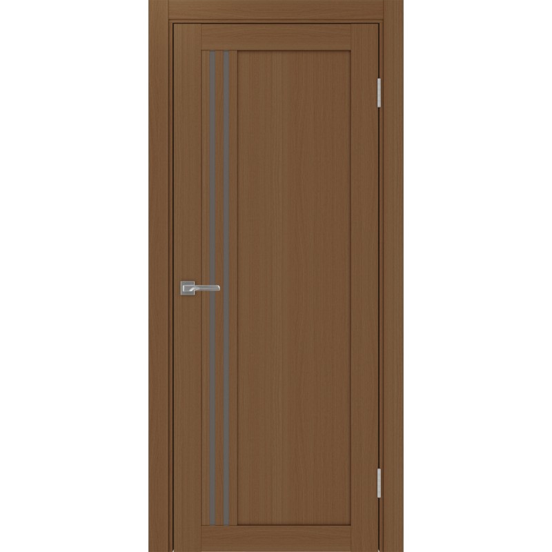 Межкомнатная дверь Турин 555.21, цвет орех NL, заполнение Бронза матовое, размер 200*80 см.