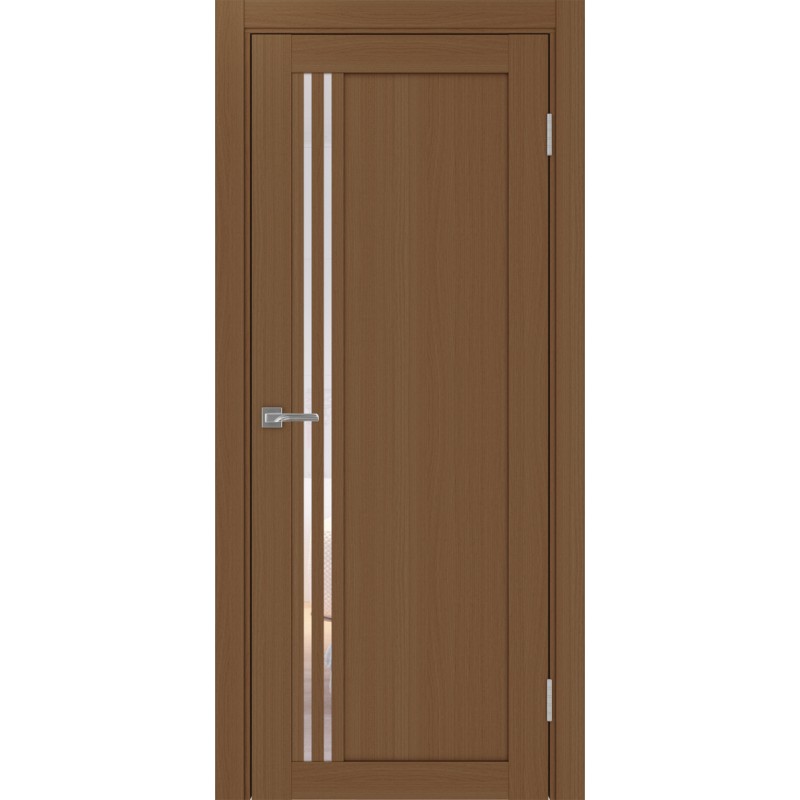 Межкомнатная дверь Турин 555.21, цвет орех NL, заполнение Прозрачное, размер 200*80 см.