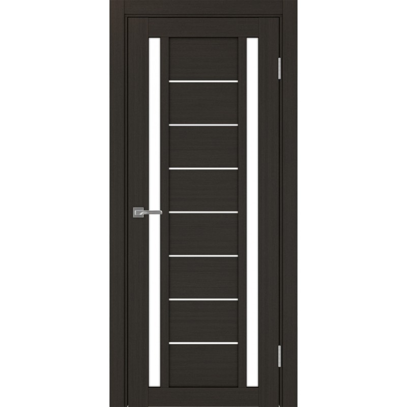 Межкомнатная дверь Турин 558.212, цвет венге FL, заполнение LACбелый, размер 200*80 см.