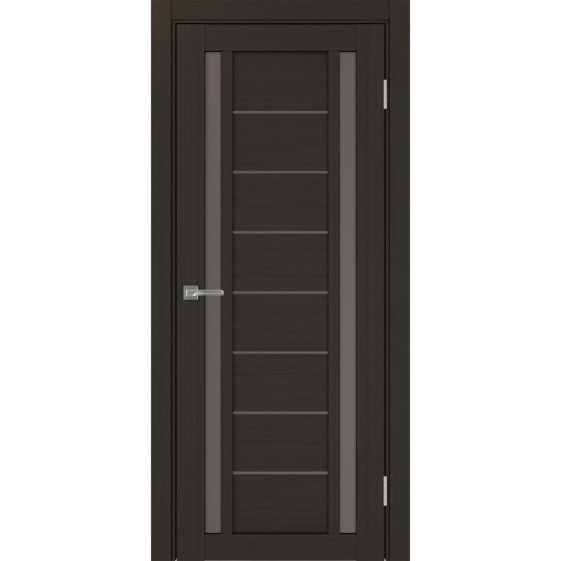 Межкомнатная дверь Турин 558.212, цвет венге FL, заполнение Бронза матовое, размер 200*80 см.