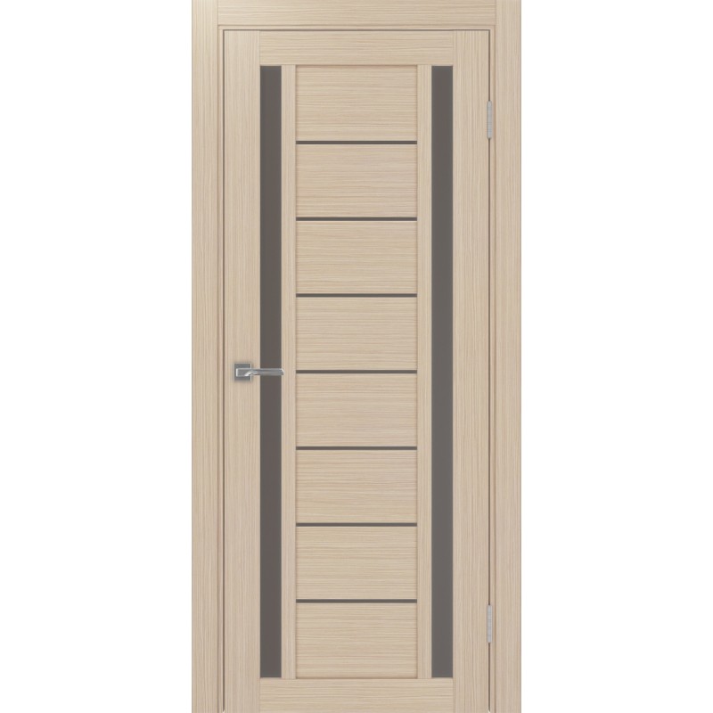 Межкомнатная дверь Турин 558.212, цвет дуб беленый FL, заполнение Бронза матовое, размер 200*80 см.