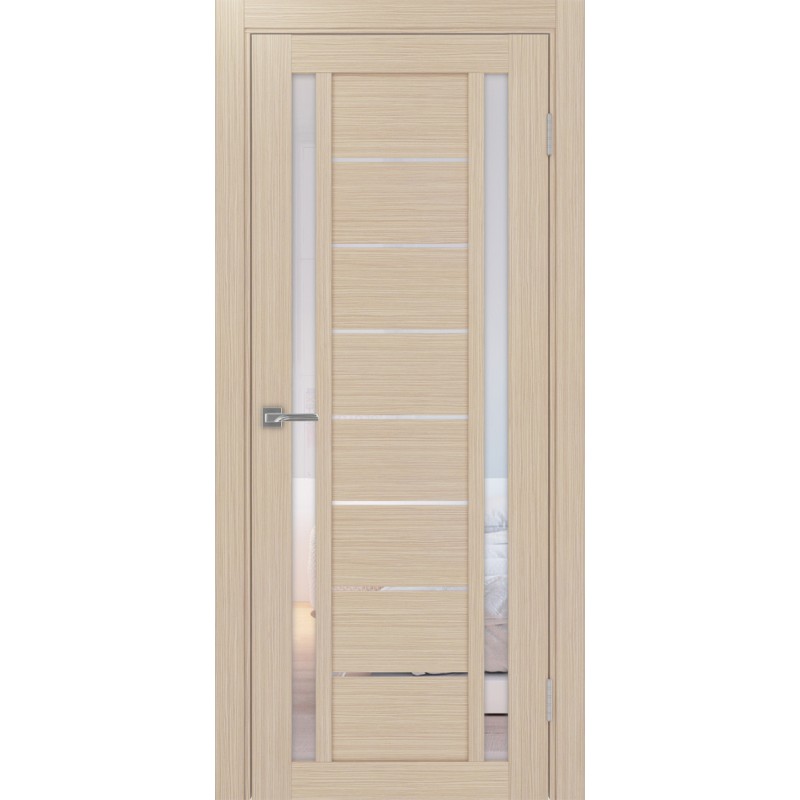 Межкомнатная дверь Турин 558.212, цвет дуб беленый FL, заполнение Прозрачное, размер 200*80 см.