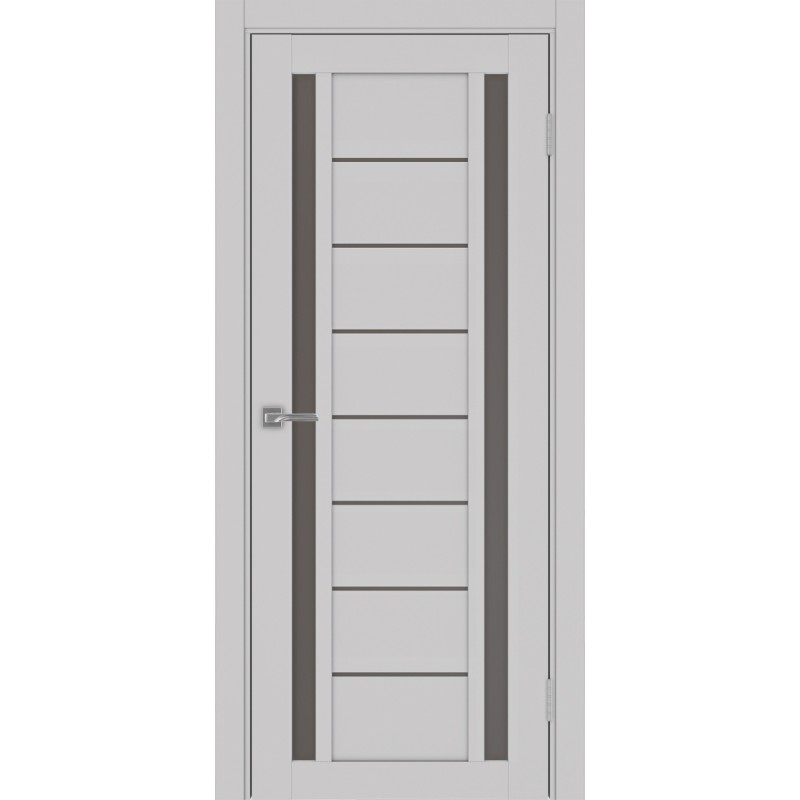 Межкомнатная дверь Турин 558.212, цвет пепельный, заполнение Бронза матовое, размер 200*80 см.