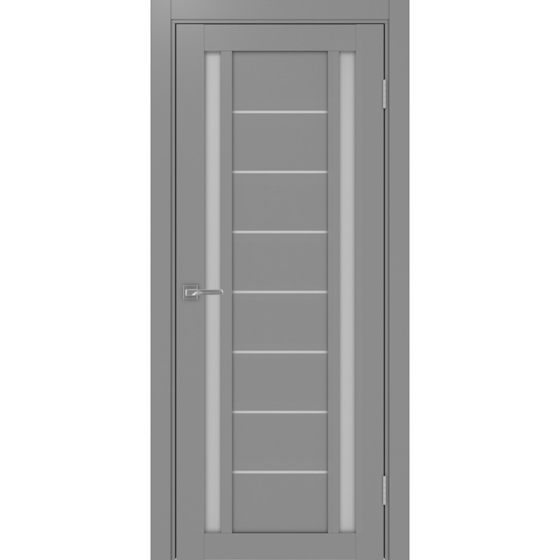Межкомнатная дверь Турин 558.212, цвет серый, заполнение Мателюкс, размер 200*80 см.
