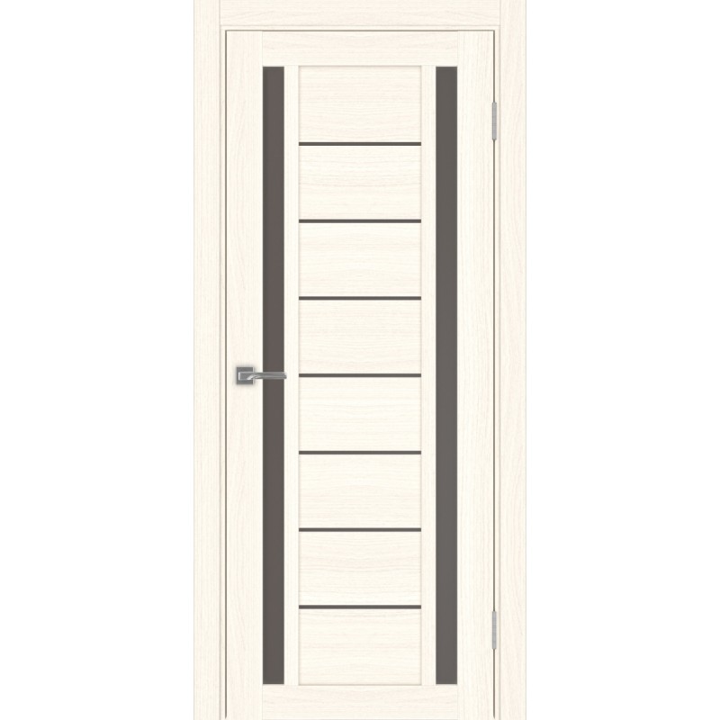 Межкомнатная дверь Турин 558.212, цвет ясень светлый, заполнение Бронза матовое, размер 200*80 см.