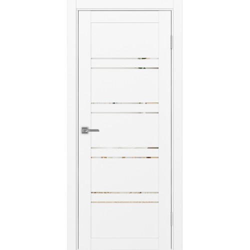 Турин 560.12, цвет белый снежный, заполнение Зеркало, размер 200*80 см.