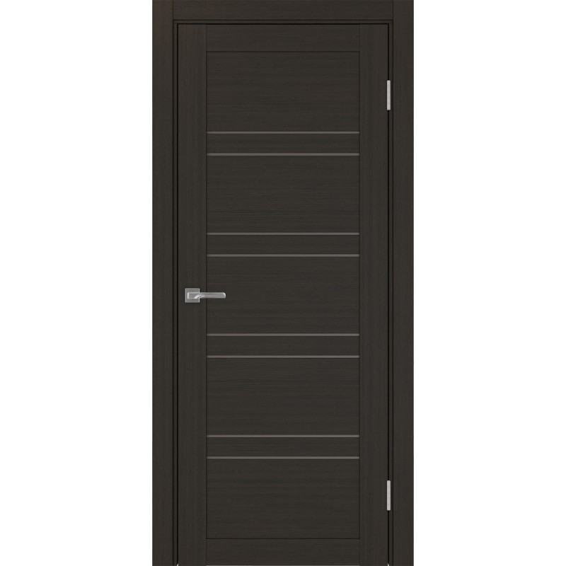 Межкомнатная дверь Турин 560.12, цвет венге FL, заполнение Бронза матовое, размер 200*80 см.