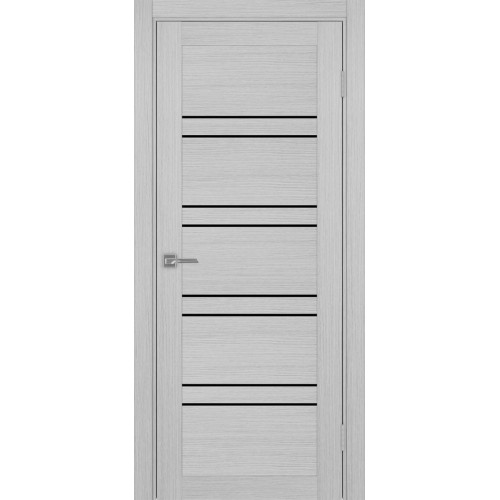 Турин 560.12, цвет дуб серый FL, заполнение LACчерный, размер 200*80 см.