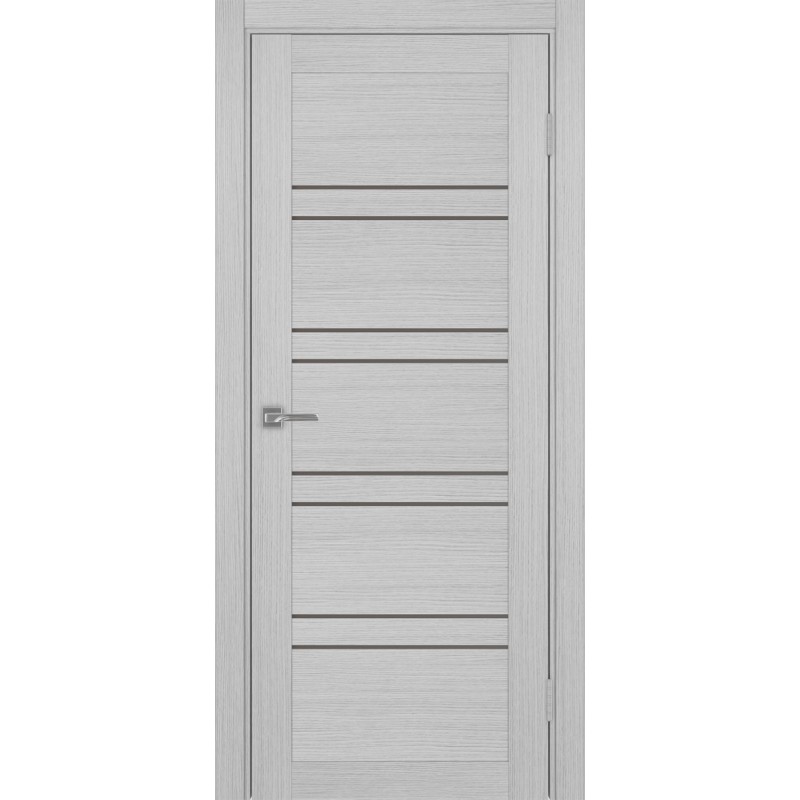 Межкомнатная дверь Турин 560.12, цвет дуб серый FL, заполнение Бронза матовое, размер 200*80 см.